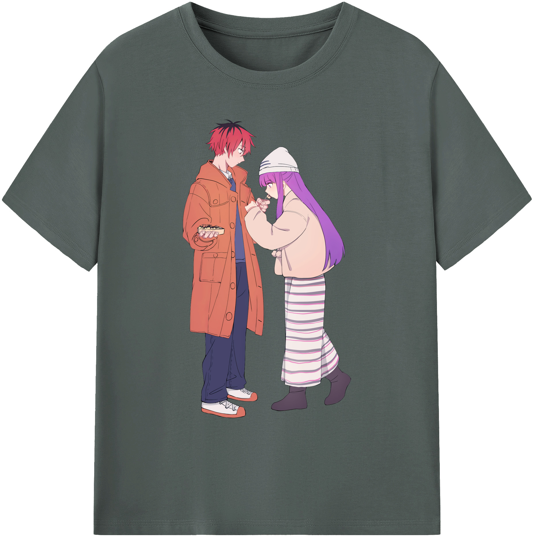 （画像用） 葬送のフリーレン Frieren 綿100％ メンズ半袖Tシャツ｜肌触りやわらか＆通気性